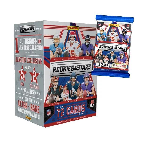 2024 Panini NFL Rookies and Stars Football Blaster Trading Cards Box