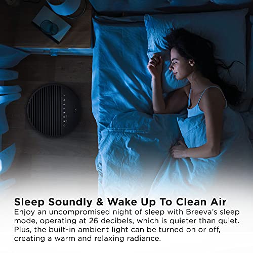 Tcl Breeva A3 Smart Air Purifier With 5-Stage Clean, True Hepa (H13), Removes 99.97% Of Dust/Bacteria/Odors & More, App & Voice Control, Auto Shield, Ultra-Quiet, Black (A315B) #TOP5
