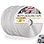 XFasten Butyl Putty Tape, White, 1/8" x 3/4" x 30' (3-Pack) EDPM Butyl Rubber Sealant, Stretchable Camper Butyl Tape, Pool, Headlight and RV Sealant