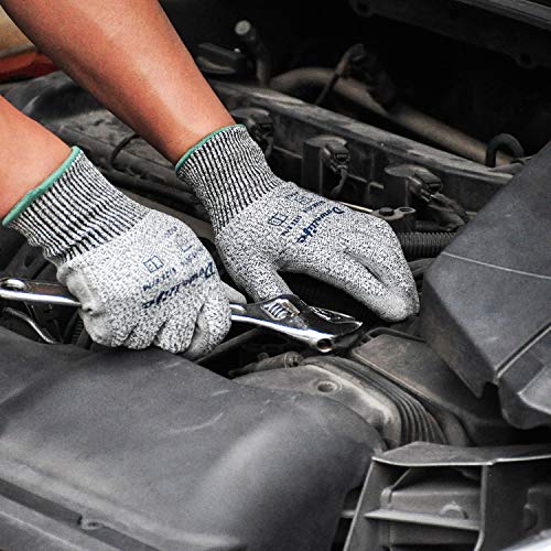 Dowellife Working Gloves For Men And Women, Cut Resistant Work Gloves, Comfortable Gardening Gloves, Durable Mechanics Gloves And Flexible Fishing Gloves (Large, Grey) #TOP5