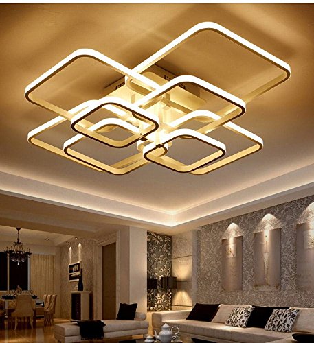 SUO Cross-border fashion atmosphere post-modern combination study bedroom lighting living room personality creative LED ceiling lamp,A,Stepless dimmin DEN