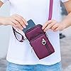 DANXIAN Petit Portefeuille de Sac à Main de téléphone, Sac à bandoulière pour téléphone Portable, bandoulière réglable et détachable pour téléphones Portables de Moins de 7 Pouces,purple #4