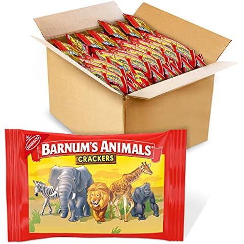 Barnum's Animal Crackers, 1-Ounce Bags (Pack of 72) Cover
