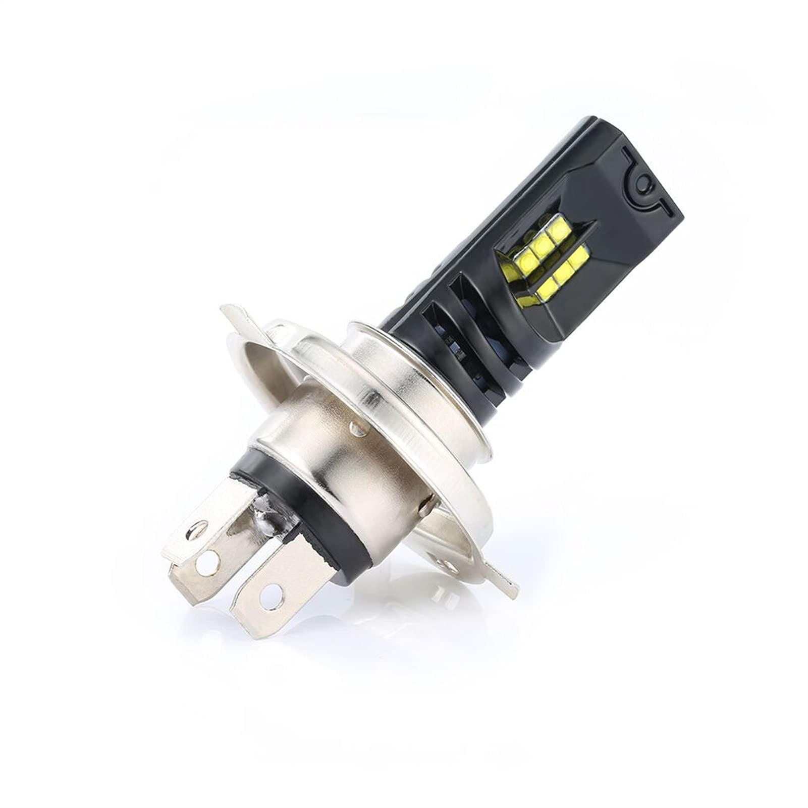 Faros de xenón 2pcs Mini H4 H7 H1 H8 H9 9006 HB4 9005 HB3 Bombillas de la luz de la luz de la luz LED con Chips 1200LM Luces de Niebla automática 6000-6500K Coche y Moto
