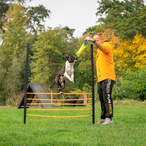 Bull Fit Beisswurst für Hunde, 30 cm mit Handschlaufe - Sehr Robustes Hundespielzeug zum Training, Tauziehen und Zerrspiele mit Hund - Aus hochwertigem Feuerwehrschlauch handgefertigt, Schwimmfähig