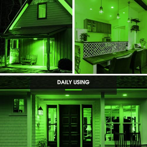 Image of L LOHAS LED Green Christmas Flood Light Bulbs, PAR30 Flood Light Outdoor
