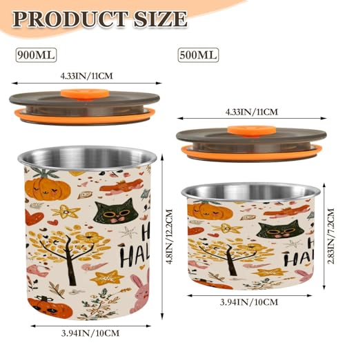 Envase de Café Hermético de Acero Inoxidable 900ml miniatura 2