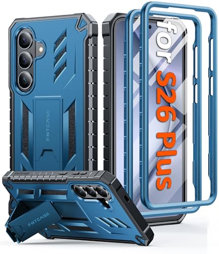 Samsung Galaxy S26-Plus�pFNTCASE�P�[�X:�L�b�N�X�^���h�t�� | �t�����g�t���[��2�� | �����X�N���[���v���e�N�^�[ �~���^���[�O���[�h �����h�~ ���ȕی�d�b�P�[�X S26 Plus 6.7�C���`�p �u���[