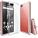 Ringke [Fusion] Compatible with Sony Xperia Z5 Compact Case Crystal Clear PC Back TPU Bumper w/Screen Protector [Drop Protection, Shock Absorption Technology][Attached Dust Cap] - Clear