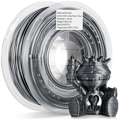 Image of LANDU Silk PLA Filament 1.75mm 3D Printer Multicolor Filament Gradient Color Changing Filament 1kg (2.2lbs) Dimensional Accuracy + /- 0.07 mm Silk Candy