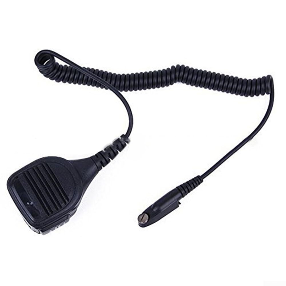 Microfono altoparlante portatile impermeabile per RT-880 RT-880G UV-98 Plus RT-817A Radio bidirezionale ABS Nero