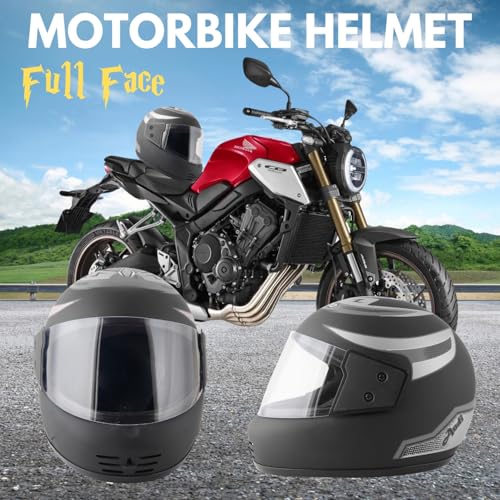 Image of Sage Square Audi Kimi Full Face Helmet | ISI Certified | Clear Visor | Ultra Comfort Inner Padding Extra Comfort & Stylish