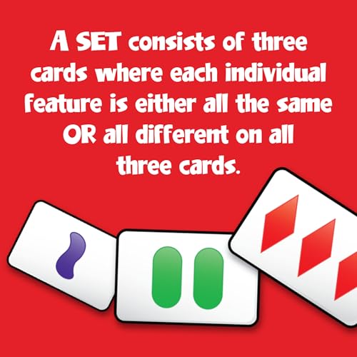 SET Card Game: A Visual Perception Family Game for Ages 8+