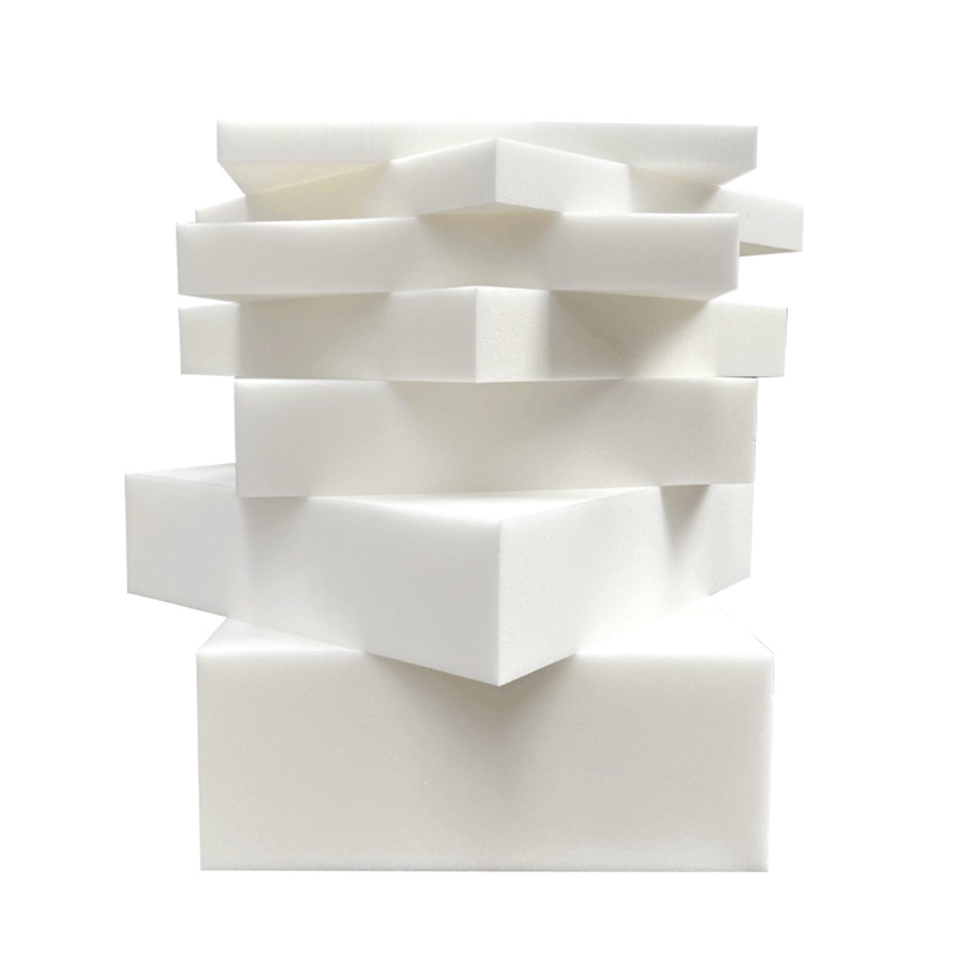 Espuma de tapicería blanca firme de alta densidad para acolchado de silla, tapete de suelo para interiores, cama de mascotas, 15 cm x 150 x 60 cm, acolchado de espuma de repuesto para banco de jardín