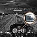 OurLeeme Reloj de la Motocicleta, Reloj eléctrico a Prueba de Agua, con...
