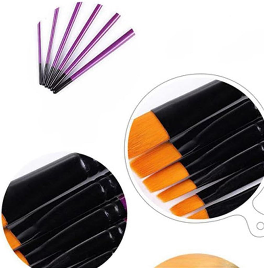 Nylon Hair Paintbrush Set Art Watercolour Oil Painting Brushes
