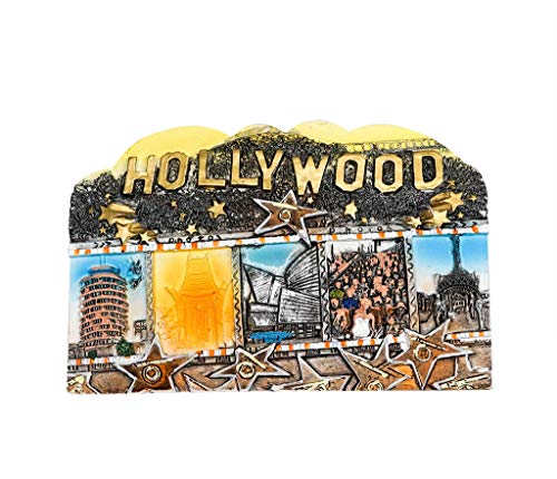 zamonji Hollywood Los Ángeles 3D Imán de Nevera Imanes para Refrigerador Fridge Magnet Viaje Souvenir