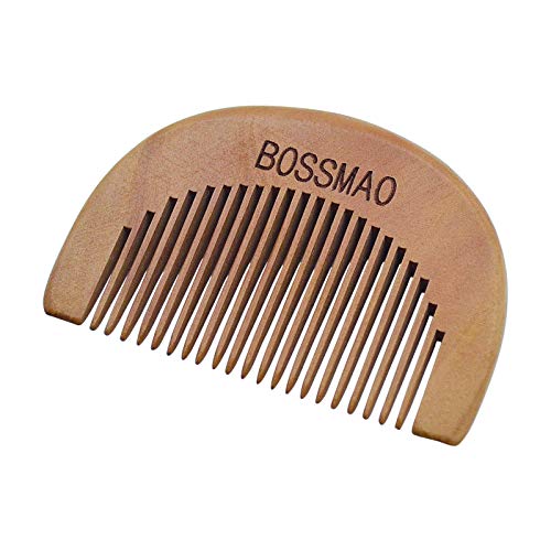 Beard Comb Mustache Comb Wooden Comb Small Comb 3x2 inches (8x5cm) Mustache Combs for Men Wooden Beard Comb Premium Pocket Comb Convenient for Taking and Handling