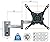 Mount-It! Locking RV TV Mount with Dual Wall Plates & Quick Release | Full Motion Rust-Resistant Aluminum Arm for Indoor & Outdoor Use in Camper, Trailer, RV | 13-42 Inch Screens, VESA 200 Compatible