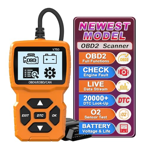 iKiKin OBD2 Scanner Outil de Diagnostic de Voiture de Haut Niveau pour l'essence, Vérifiez la réinitialisation de la lumière du Moteur Compatible avec la...