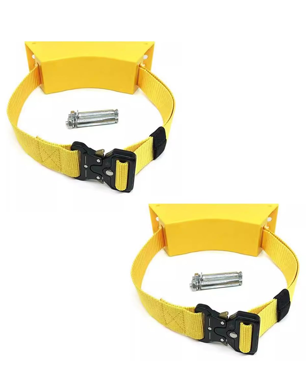 Supporto per Bombola Supporto Bombola Gas a Parete con Cinghia Lunga 1 m, Ripiano Concentratore Ossigeno Resistente per Cliniche Garage, Supporto Bombola Propano per Uso Domestico(Yellow)