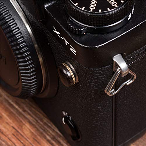 Wood Wooden Camera Flash Remote PC Sync Terminal Cap Cover Protecter for Fujifilm Fuji X-T4 X-T3 X-T2 X-T1 GFX 50R 50S 100 (Ebony)