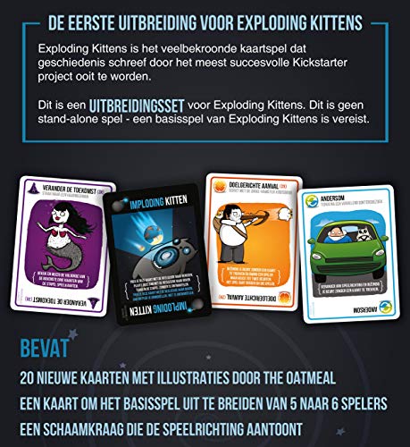 Imploding Kittens NL - Kaartspel - Uitbreiding voor Exploding Kittens - Partyspel - Voor de hele familie… - Image 6