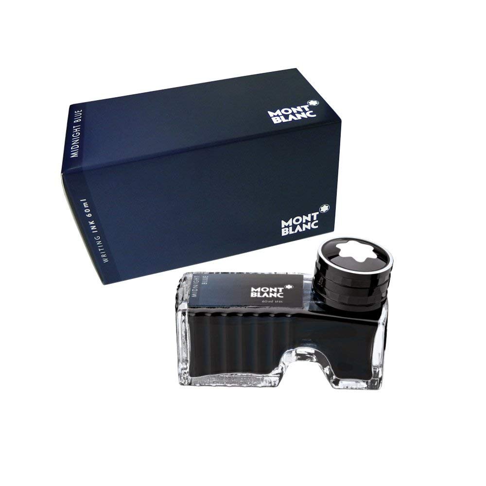 Amazon | モンブラン インクボトル ミッドナイトブルー 60ml MB109204