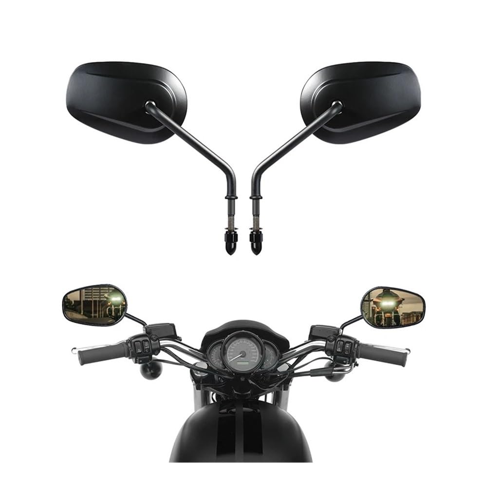 Rétroviseurs De Moto 8mm pour Har&Ley Road King Touring XL 883 Sportster Softail Dyna Bobber Chopper Street Rétroviseurs Moto