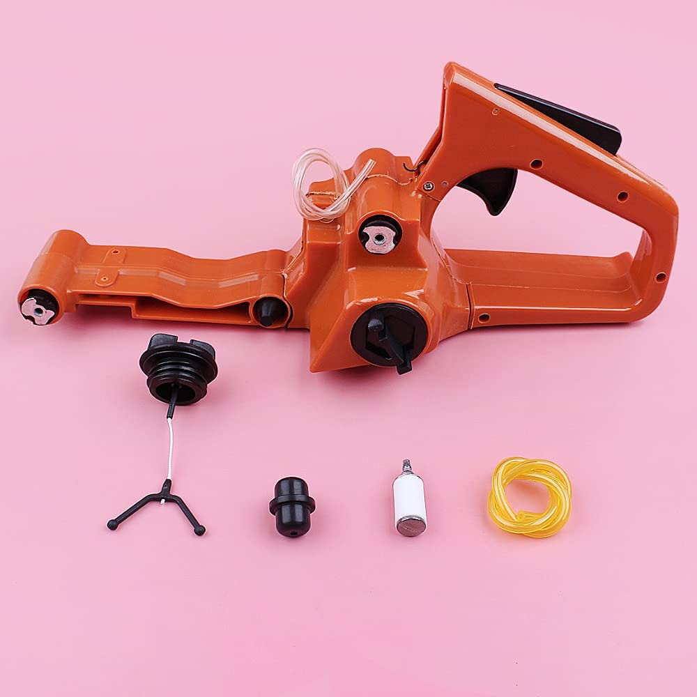 Conjunto de Tanque de Gas de Combustible for Husqvarna 137 142 Filtro de Combustible Línea de Filtro Tapón de Tapa del Tapa Delantera Buffer de tampón Reemplace la Pieza de Repuesto