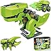 ANGELBLISS Kinder Solar Roboter Spielzeug, STEM 3-in-1 Solarbetrieben Lernspielzeug Dinosaur Set, Pädagogische DIY-Montagesätze für Über 10 Jahre alt Jungen und Mädchen(Grün)