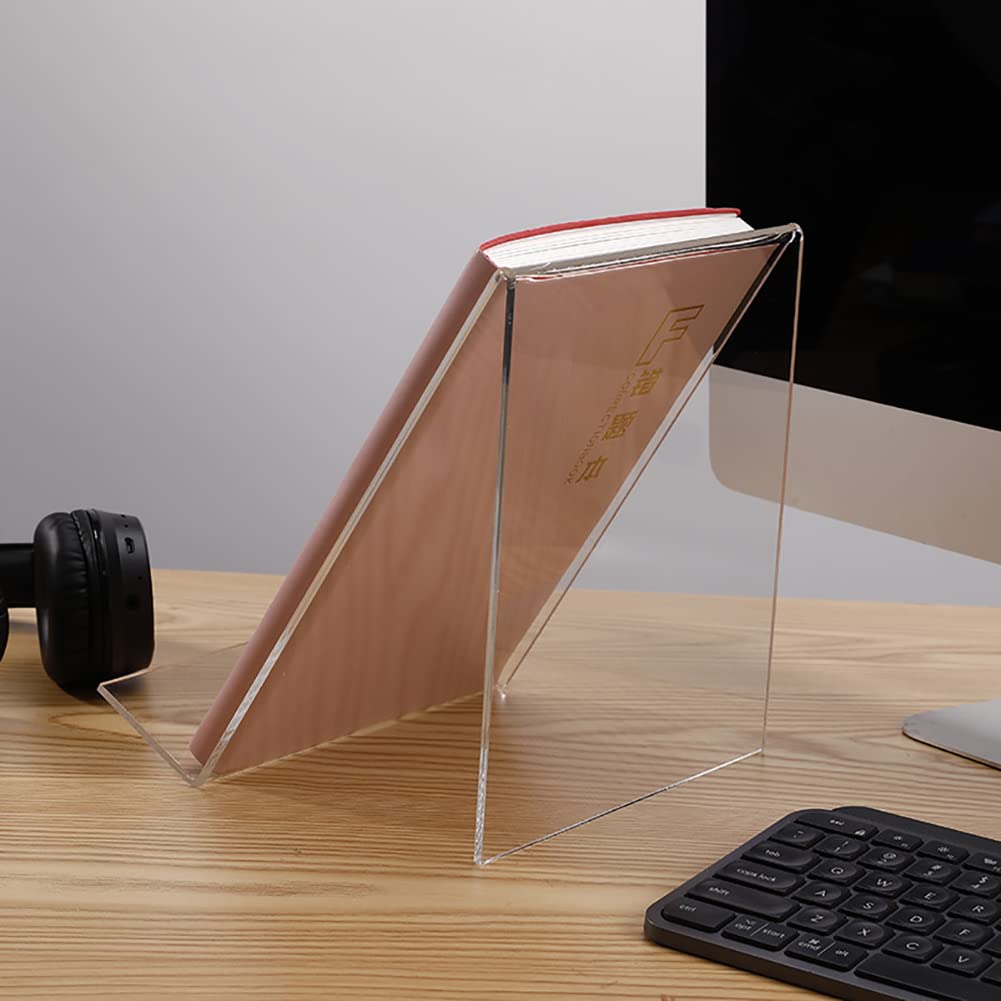 Organizador Libros Soportes Para Libros De Acrílico - 6 Piezas Organizadores Exhibición Para Fotos, Calendarios, Folletos Soporte Para Libros