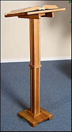 Walnut Finish Standing Lectern