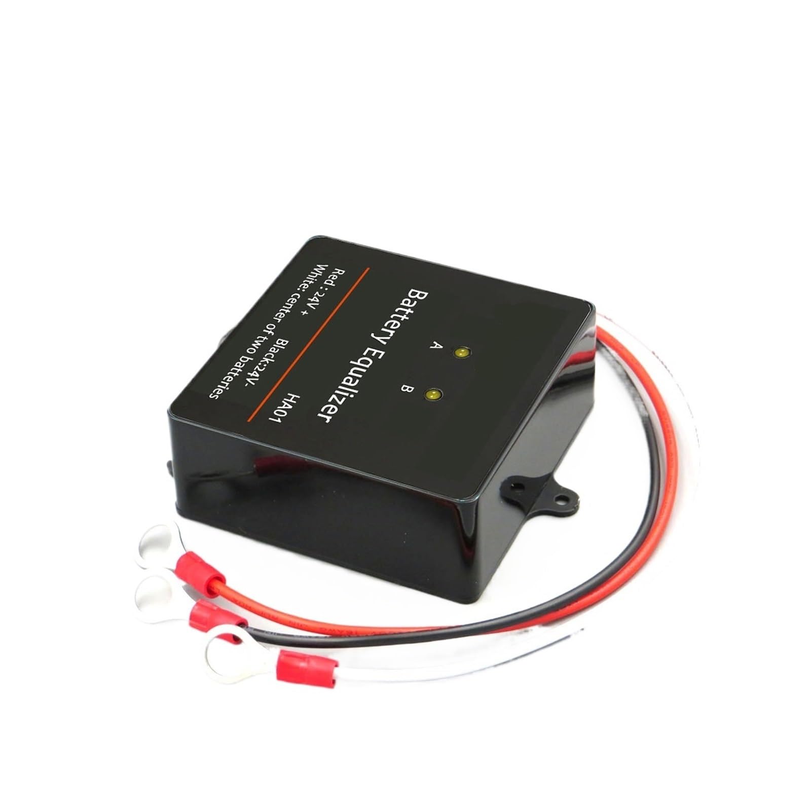 AJDFVHJF Battery Equalizer 2x12V Battery Equalizer HA01 Flood Lead Acid Batteries Voltage Balancer Lead Acid Cells Charger Regulator Serial Battery Voltage Balancer