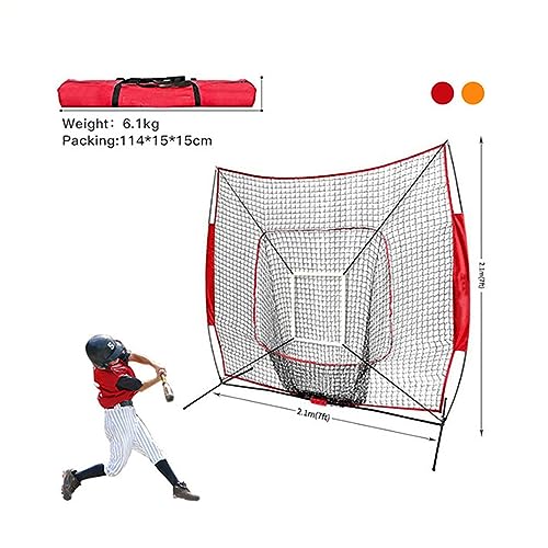 Filet De Frappe Baseball/Softball 7x7 Pieds - Team Color Options, Cadre