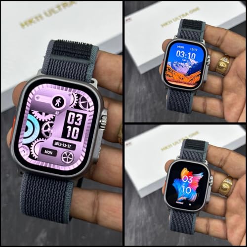 Image of SE HUB HK Ultra one Smart Watch with 4G /5G Sim Card with Rotating Camera, 2.2'Amoled Hd Display, 4GB RAM + 32GB Storage, 100 + Sports Mode, WiFi GPS, Video Calling, Smartwatch for Men and Women