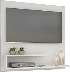 Painel Estante para Tv Home Oralndo Smart 32 Polegadas Nicho Sala Quarto (Branco)