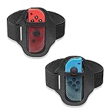 Leg Strap Compatible with Nintendo Switch Sports Play Soccer/Switch Ring Fit Adventure, for Joy Cons Switch Oled Model Controller Game Accessories,Adjustable Elastic Strap,Two Size for Adults & Children