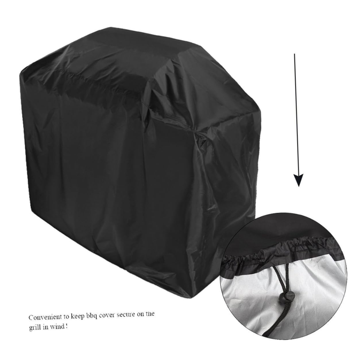 ibasenice Funda Protectora para Parrilla de Barbacoa Oxford Resistente Lluvia Polvo para Exteriores Incluye Bolsa de Almacenamiento
