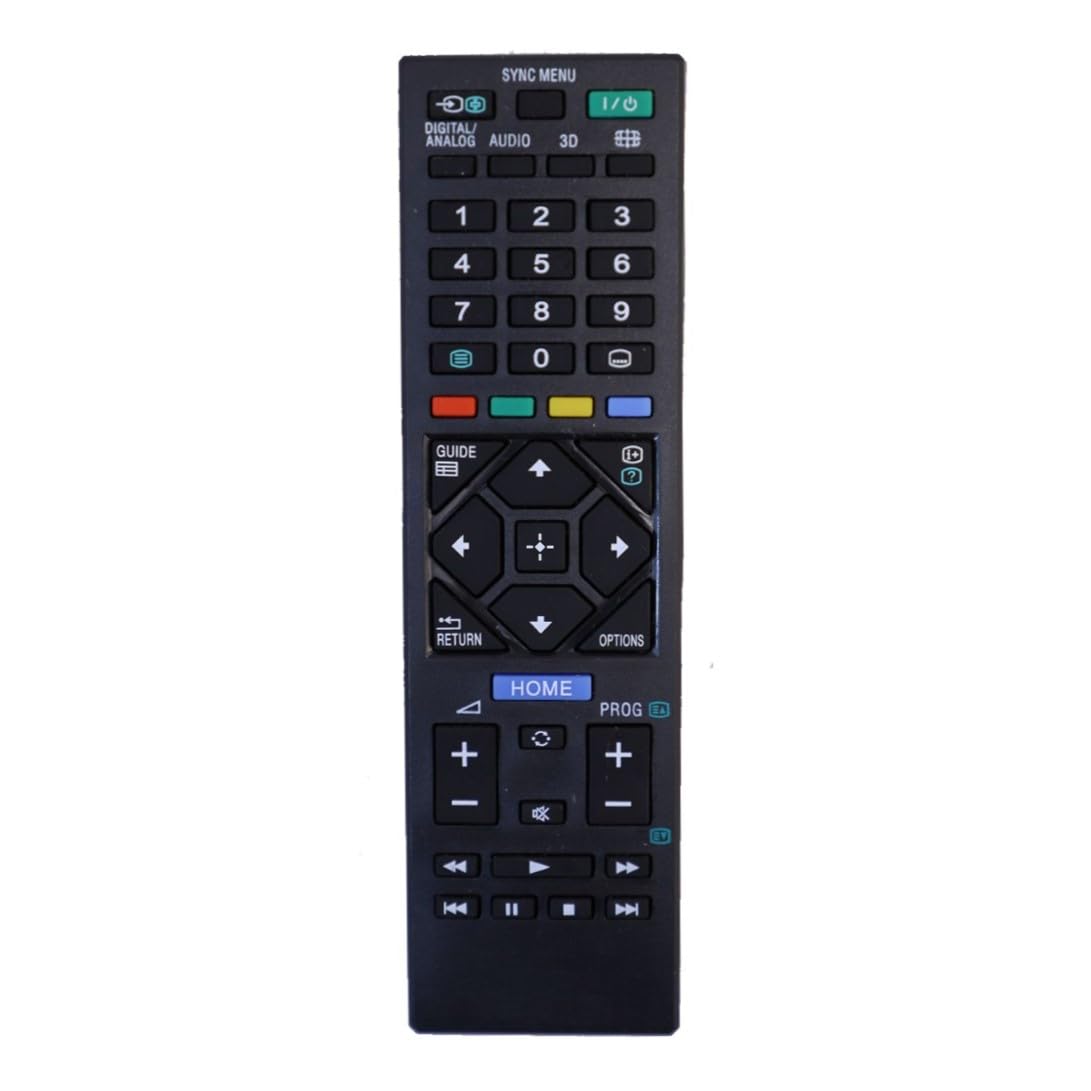 Upix LCD/LED Universal Remote No. URC121, Compatible/Replacement for Sony Bravia LCD/LED TV Remote Control (Black)