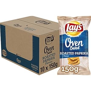 Lay’s Oven Baked Chips Roasted Paprika, 10 x 150 g
