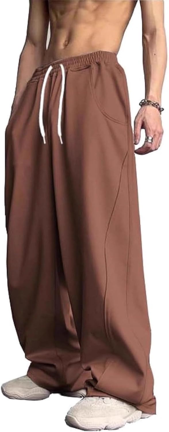 FAIWAD Pantalons De Jogging Pour Hommes Décontractés Tendance Avec Cordon De Serrage Pantalons De Sport De Randonn E Avec Poches