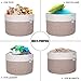 MINTWOOD Design Extra Large 22 x 14in Decorative Blanket Basket for Living Room, Laundry Basket, Woven Cotton Rope Basket, Dog Toy Storage Bin Baskets, Round Basket for Pillows Towels, Light Brown