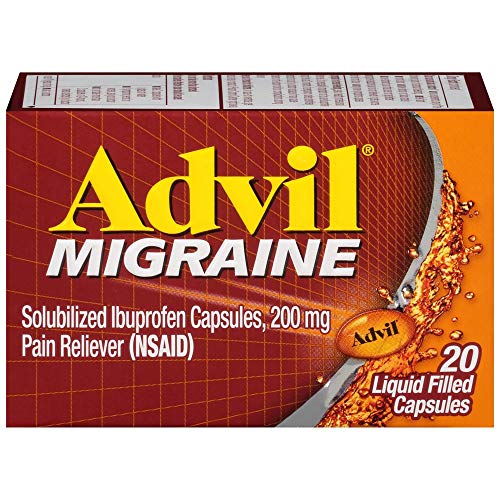 Advil Migraine Liquid Filled Capsules - 20 ct, Pack of 5