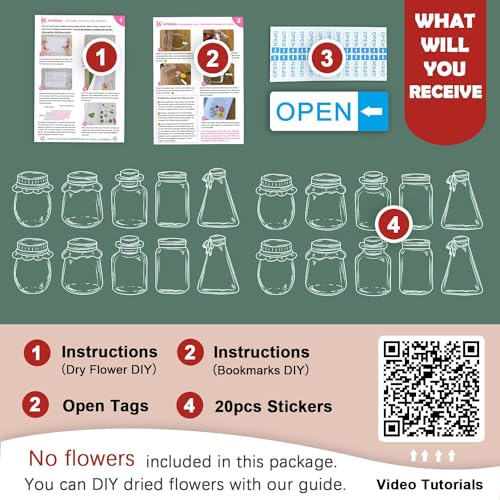 Krinisou BK10 Dried Flower Bookmark Making Kit thumb #1