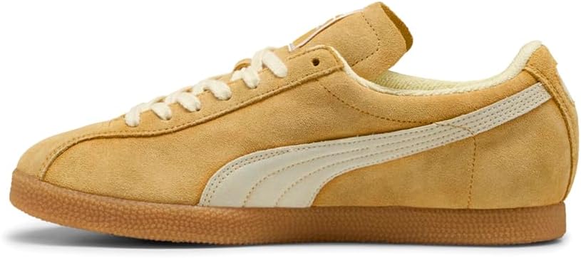 PUMA Mens Brasil The Neverworn Lace Up Sneakers Shoes Casual - Yellow