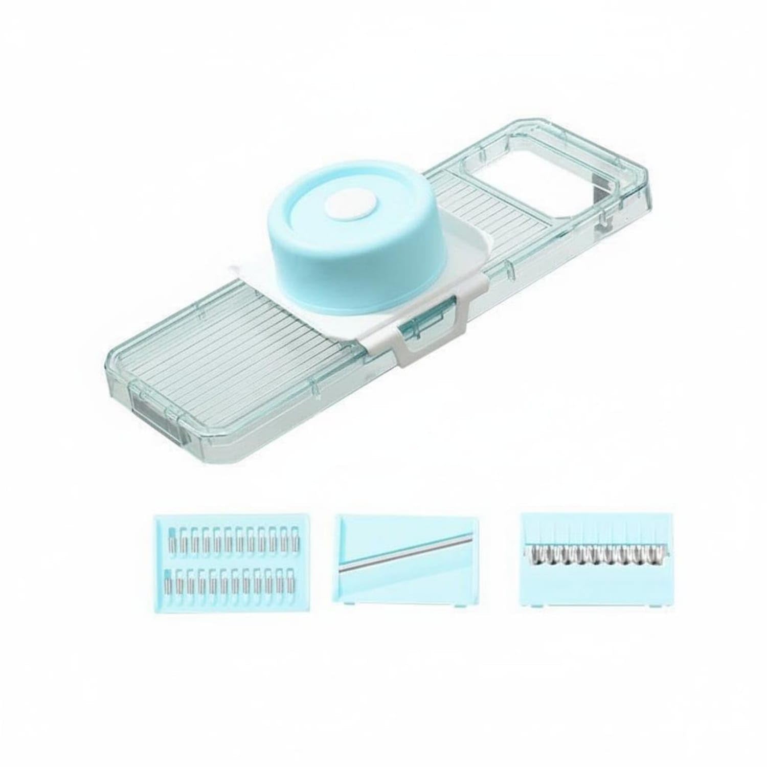 Multi-Functional Multifunctional Vegetable Cutter Inter | Multi-Functional Multifunctional Vegetable Cutter Interchangeable Chopper Safety Mandoline Grater Easy to Clean for Home-image-43