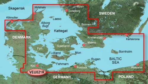 Garmin BlueChart g2 Vision - Denmark East and Sweden Southeast JUL 08 (EU021R) SD 010-C0777-00
