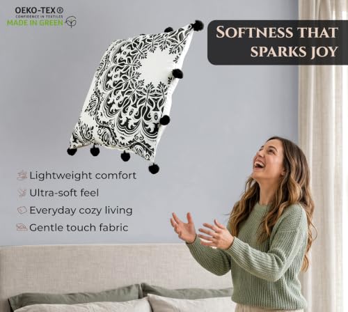 Image of ROYALE LINENS 20 x 20 Pillow Insert - Down Alternative Throw Pillows Insert - Square Pillow Pack of 1 - Bed & Couch Pillows - Inner Cushion for Bed, Cushion for Living Room - Shams Stuffer
