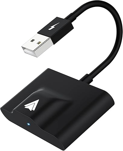 Teeran Adaptador inalámbrico automático Android para OEM con cable de fábrica Android Auto Cars Plug  Play Fácil configuración AA inalámbrico
